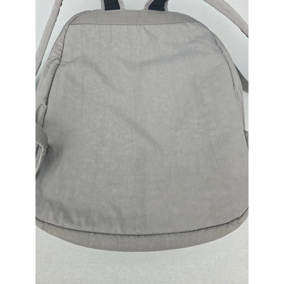 Kipling Seoul Laptop Backpack Gray Nylon Monkey Charm Front‎ Pocket Zip Closure - Picture 3 of 8